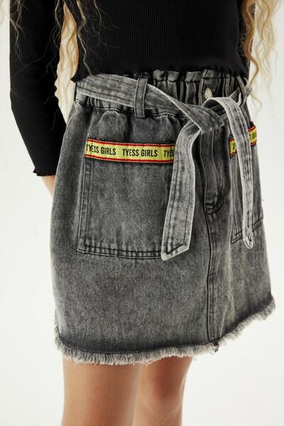 Tyess Bg Store Girl's Denim Skirt 23Fw0Tj4308