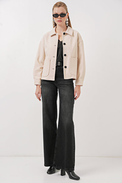 Bigdart 0713 Women's Stamp Jacket - Cream