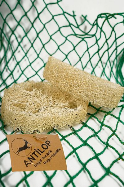 Antilop Natural Pumpkin Fiber - Oval Set of 2 (Dish Sink and Cleaning Hygienic)
