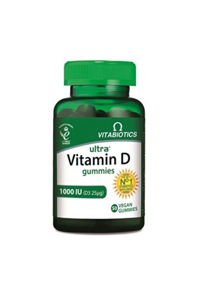 Vitabiotics Ultra Vitamin D Gummies 1000IU 50 Vegan Gummies