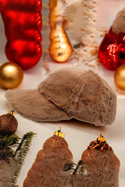 FATELLA Дамска кафява шапка от флийс