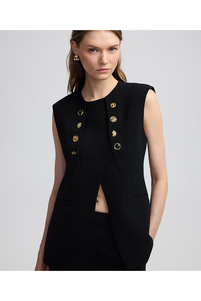 İpekyol Metal aksesuarlı yelek