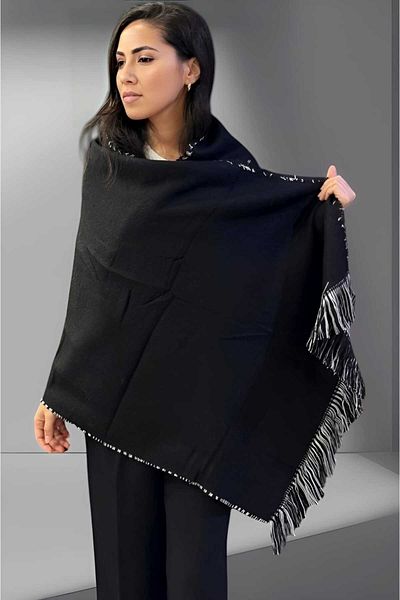 Trenderrs Eșarfă pentru femei, cu două fețe, de culoare uni, cu textura moale, pe umăr (70 cm x 180 cm)