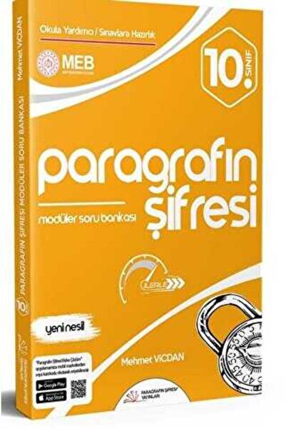 3D Yayınları Paragrafın Şifresi 10. Sınıf Modüler Soru Bankası