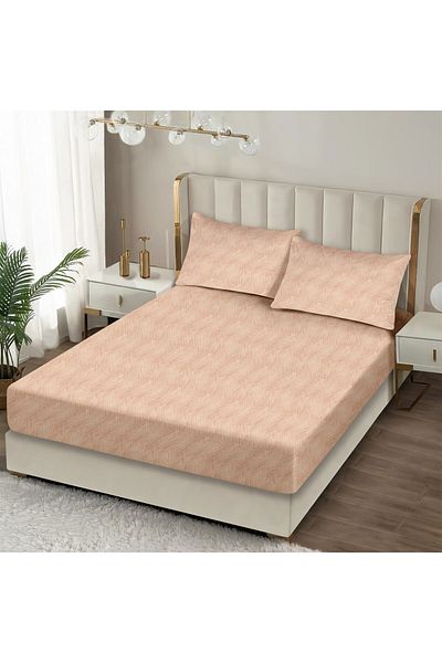 Evim طقم ملاءات مطاطية من القطن البودرة دائمًا مفرد 100x200 + 35 سم 50x70 سم 1x كيس وسادة