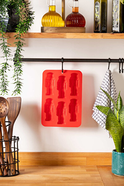 FH finehome Xmas Lead Soldier Silicone Christmas Cookie Mold