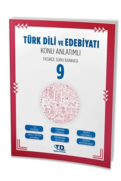 Tandem Yayınları 9 Sınıf Türk Dili Ve Edebiyat Konu Anlatımlı Soru Bankası Fa...