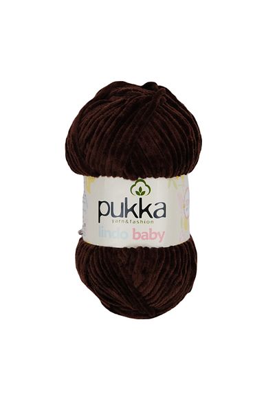 Pukka Lindo Baby Velvet - Кафяво с въже 70920