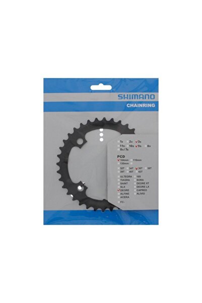 Shimano Deore Fc-m590 / Fc-m591 104mm Bcd 36t Orta Yaprak Dişlisi