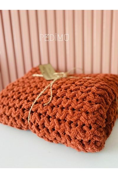 Pedimu Welsoft Soft Puffy Baby Blanket - 85X85 cm Tile
