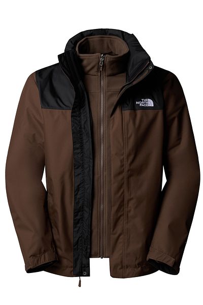 THE NORTH FACE M Evolve Ii Triclimate Jacket Men's Outdoor Coat Nf00Cg555Ex1 Brown