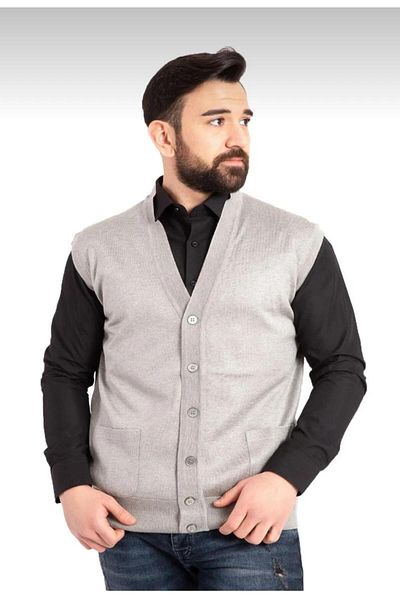 FERRY BUTİK Father's THIN WOOL ΠΛΕΚΤΟ ΓΙΛΕΚΟ ΜΕ ΚΟΥΜΠΙΑ