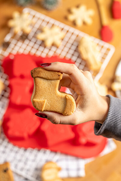 FH finehome Xmas Christmas Silicone Christmas Cookie Mold