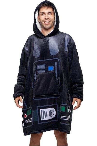 Disney Collection Disney Home Übergroßer Kapuzenpullover, Sweatshirt, Decke mit Kapuze für Erwachsene, Übergroßer Sherpa-Fleece-Hoodie