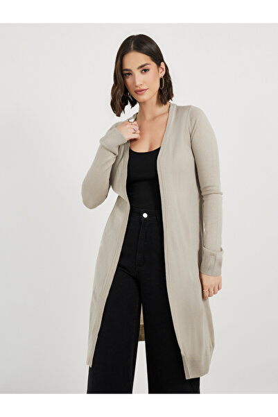 Styli Regular Fit Longline Front Open Cardigan