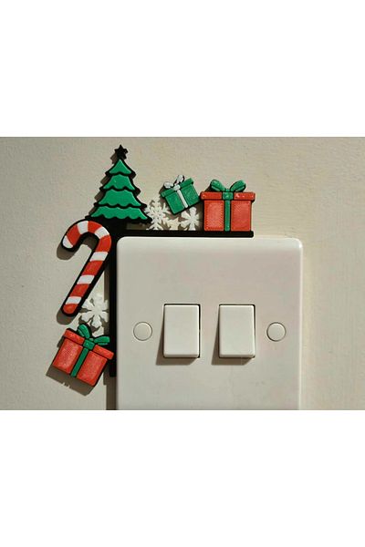 poptoons Christmas Themed Key Ornament