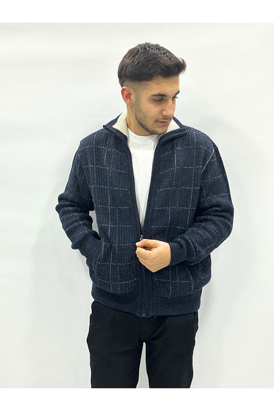 ZENELLİ Вълнено трикотажно палто