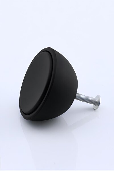 Badem10 Πιάνο Πολυμερές Κουμπί Μαύρο Μαύρο Έπιπλα Συρτάρι Κουζίνας Ντουλάπα Ντουλάπα Λαβή Λαβή 5 τμχ