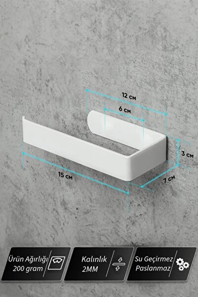 DeYiDo Kaliteli Paslanmaz Çelik Tuvalet Kağıtlığı, Peçetelik -Banyo Lavabo Mutfak Dekoratif Çok Amaçlı Askı