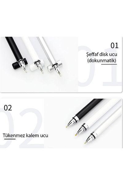 MOBAX Touch Passive Stylus Pen - White for Tablet for Phone for Computer