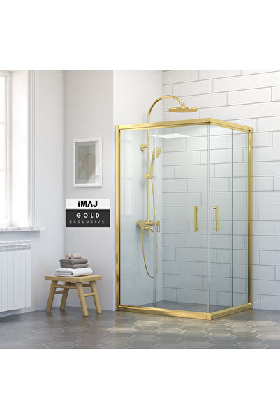 İmaj Banyo İmaj Gold Dikdörtgen Duşakabin