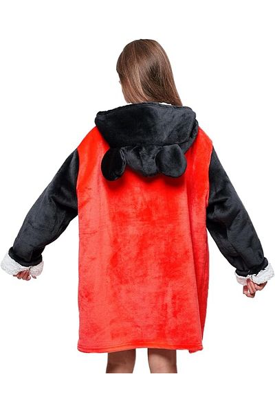Disney Collection Disney Home Oversized Hoodie Sweatshirt Blanket With Hood For Kids Oversized Sherpa Fleece Hoodie