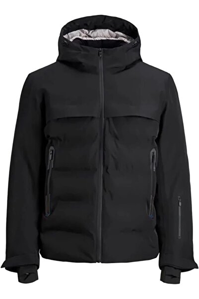 Jack & Jones Jack&jones 12225287 Ανδρικό Παλτό - Μαύρο