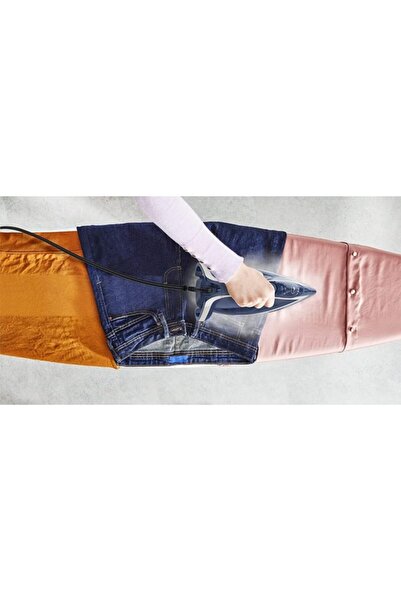 TEFAL Steam Iron | Smart Protect+ | 2800W | 270ml | Durilium Airglide | Blue & Silver