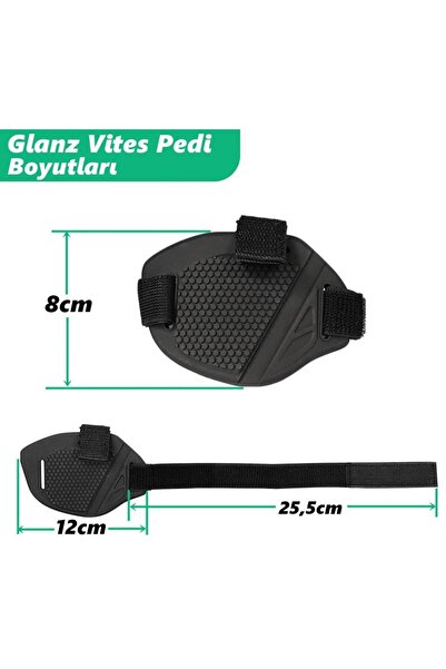 Glanz Motosiklet Ayakkabı Koruma Pedi Motor Vites Pedi Ayakkabı Bot Koruma Kauçuk Vites Değiştirici