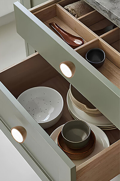 Badem10 Mâner cu buton din polimer de pian Mobilier alb Sertar de bucătărie Dulap dulap Mâner Mâner 10 buc