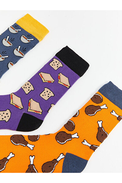 LC Waikiki Lcwk mintás férfi zokni 5 db