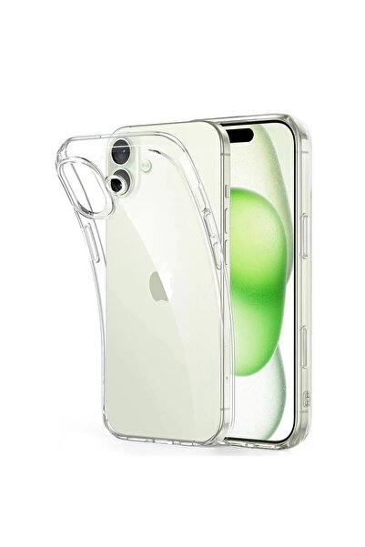 REON İphone 16 uyumlu Kılıf Yumuşak Şeffaf Ince Esnek Renksiz Silikon Kapak