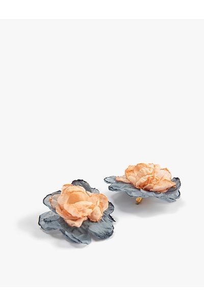 Koton Earrings Tulle Detailed Flower Shaped