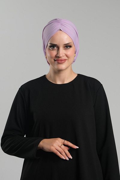 HÜRREM BONE Bonnet Hijab liliac - Practic gata, snap-on, nisipos adunat 2119_28
