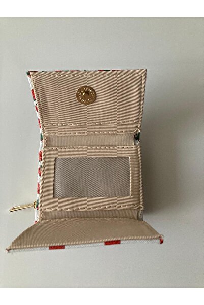 RSTM Women's Medium Wallet with Strawberry Print