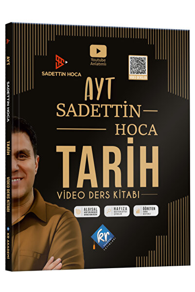 KR Akademi Yayınları Sadettin Hoca AYT Tarih Video Ders Kitabı - Sadettin Aky...