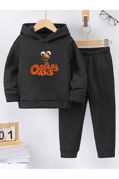 THEKONT Oscar Asis Printed Cotton Bottom Tops Kids Tracksuit Set