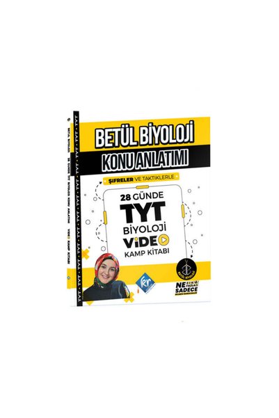 Biyotik Yayınları biyotk TYT Betül Biyoloji Video Konu Anlatımı 28 Günde Vide...