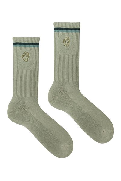 MONSIEUR CHAUSSETTE Unisex Organic Cotton Sacred Heart Socks Containing Double Floor Towels