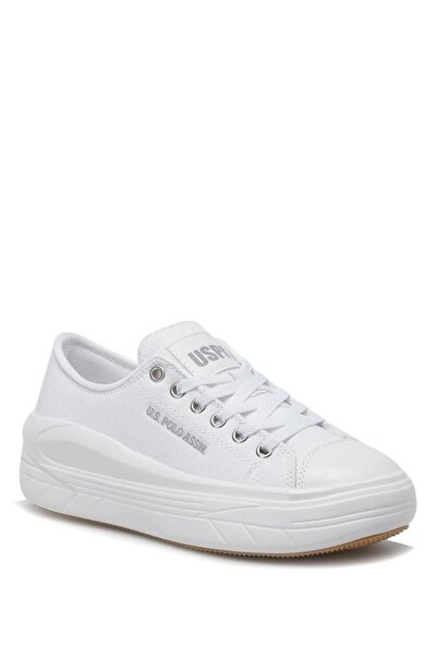 U.S. Polo Assn. U.S Polo Assn. 101103659 Cleme 2FX Beyaz Keten Kadın Spor Aya...