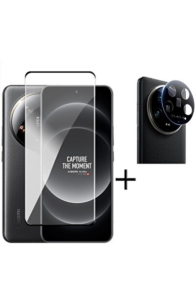 NANOSPACE Xiaomi Mi 14 Ultra İle Uyumlu Nano Ped Ekran Koruyucu Ve Siyah Temp...