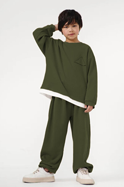lorio kids Çocuk & Bebek Unisex Sweatshirt Takim Kreş Eşofman