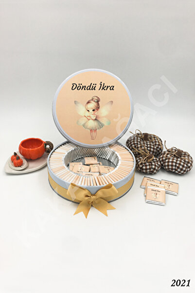 KAKAO AĞACI 100 Adet Perili Kız Bebek Çikolatası