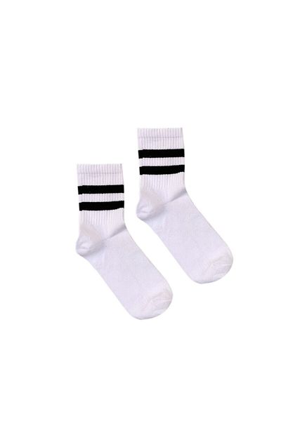 MG ÇORAP White Striped Tennis Socks