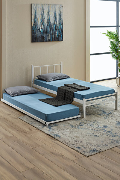 Metaliga Atlas Yavrulu Metal Karyola 80x190-90x190