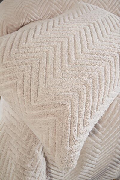 Çeyiz Diyarı Ultrazvukový přehoz na postel Welsoft - 230X250 Cappucino