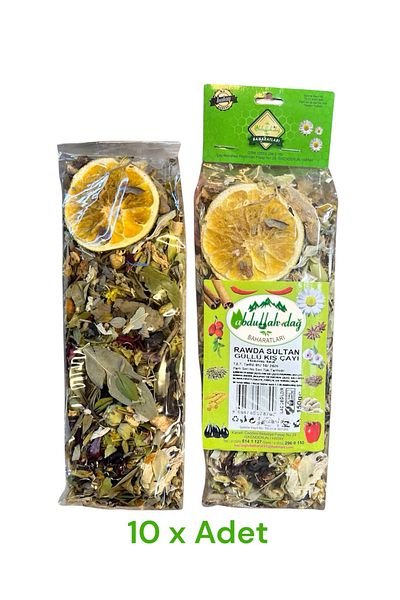 ABDULLAH DAĞ Hatay Local Herbal Mixed Winter Tea 150 g X 10 Pieces