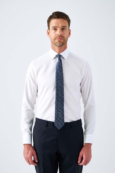 Paşahan Ανδρικό πουκάμισο Oxford Classic με γιακά 100% βαμβάκι χωρίς σίδερο