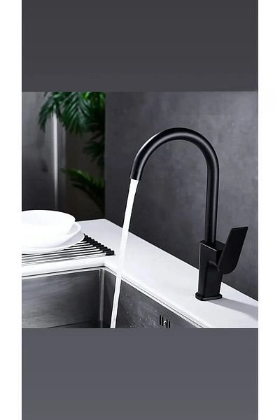 FLEKO Mustang-c 420 Brass Matte Black Sink Faucet