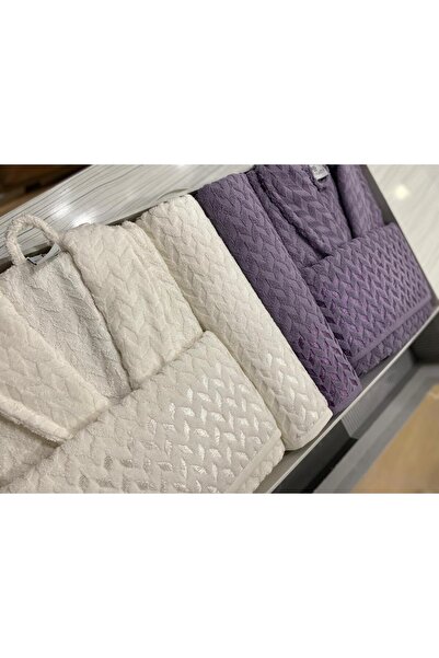 polo life BORNOZ SETİ PAMUKLU 6 PARÇA POLO LİFE BAŞAK